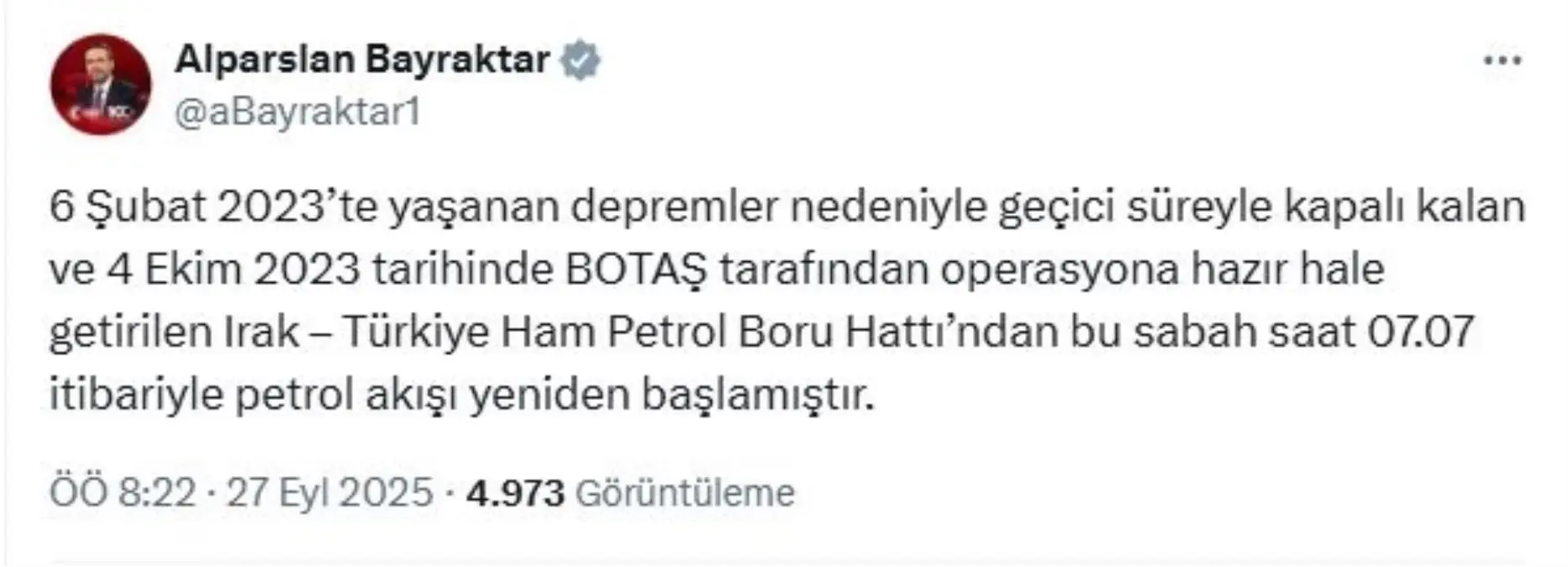 irak turkiye petrol boru hatti yeniden acildi RvrASEGj