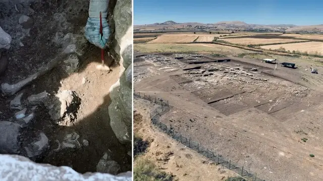 12 bin yillik cayonu tepesinde sekiz mezar gun yuzune cikarildi Wj8tFYx6