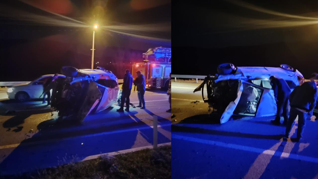 Kayseri’de Kontrolden Çıkan Otomobil Yan Yattı: Kaza Detayları