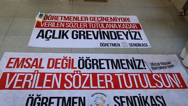 Öğretmenler Açlık Greviyle Hak Taleplerini Duyuruyor
